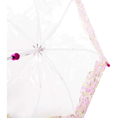 Зонт детский механический Fulton розовый (FULC605-Pretty-Petals): Фасон трость