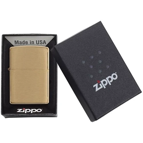 Зажигалка Zippo BR FIN SOLID BRASS (204B) фото 4