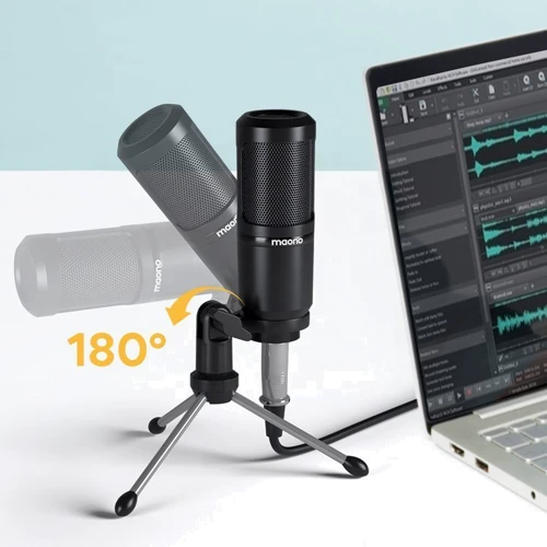 Микрофон Maono AU-PM360TR Black: Способ подключения проводной