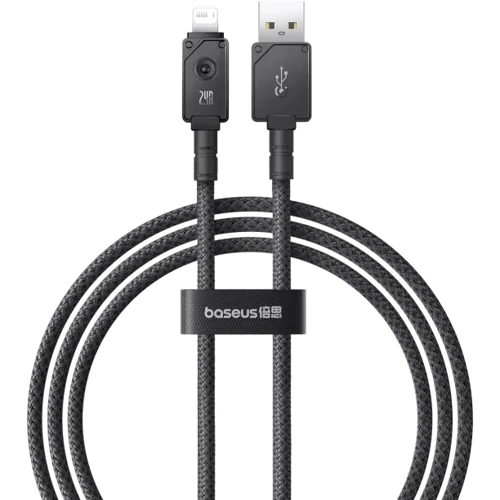 Кабель Baseus USB Cable to Lightning Unbreakable Series Fast Charging 2.4A 1m Black (P10355802111-00)