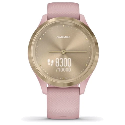 Смарт-годинник Garmin Vivomove 3s Light Gold Stainless Steel Bezel w. Dust Rose and Silicone B. (010-02238-01): Тип гаджета Дорослі смарт годинник