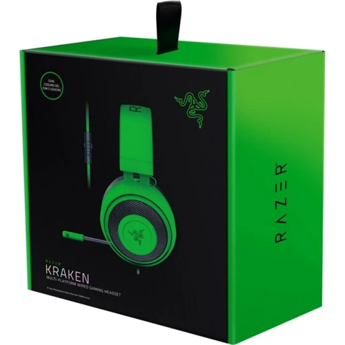 Наушники Razer Kraken Multi Platform Green (RZ04-02830200-R3M1): Тип крепления оголовные