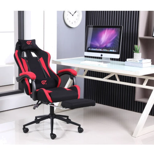 Геймерське крісло GT Racer X-2324 Fabric Black/Red