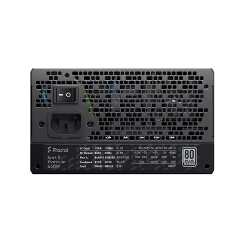 Блок живлення Fractal Design Ion+ 2 Platinum 760W (FD-P-IA2P-760): Вентилятор задньої стінки нет