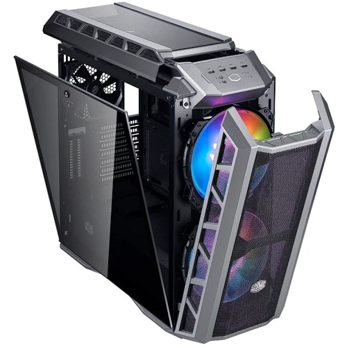 Корпус CoolerMaster MasterCase H500P MESH ARGB (MCM-H500P-MGNN-S11): Материал передней панели пластик и сталь