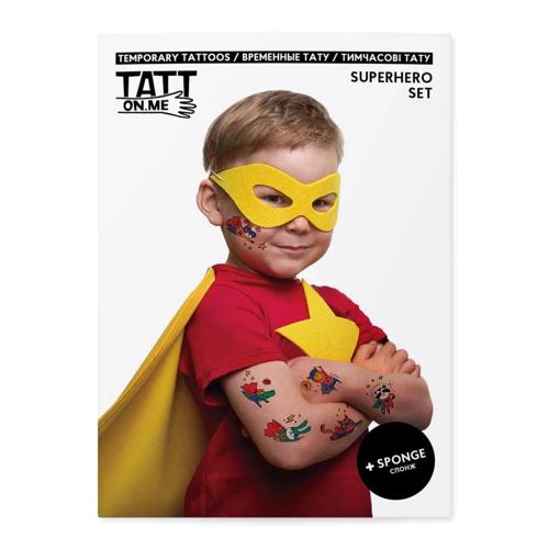 Временные тату TATTon.me Superhero Set (TSSuperhero)