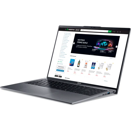 Ноутбук Acer Swift Go 16 SFG16-72-59UA (NX.KY9EU.001) UA: Тип экрана глянец