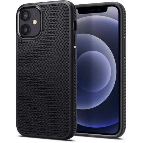 Чехол для iPhone Spigen Liquid Air Matte Black (ACS01744) for iPhone 12 mini