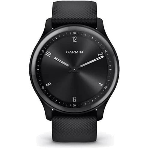 Смарт-часы Garmin Vivomove Sport Black Case and Silicone Band with Slate Accents (010-02566-00): Время работы 5 дней