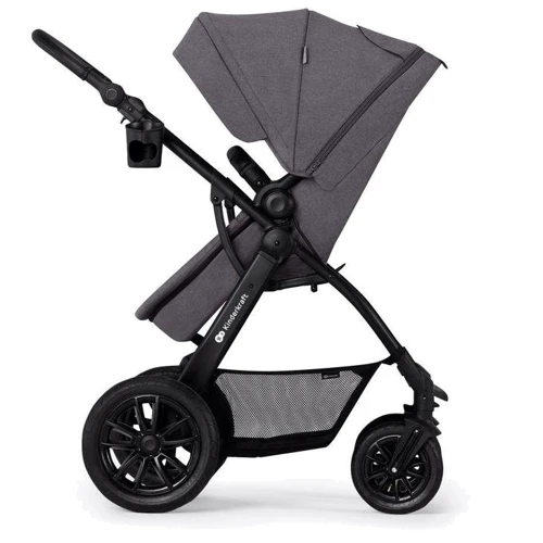 Универсальная коляска 3 в 1 Kinderkraft Xmoov Dark Gray (KSXMOV00DGR3000) (00-00305177): Материал колес резина (надувные)