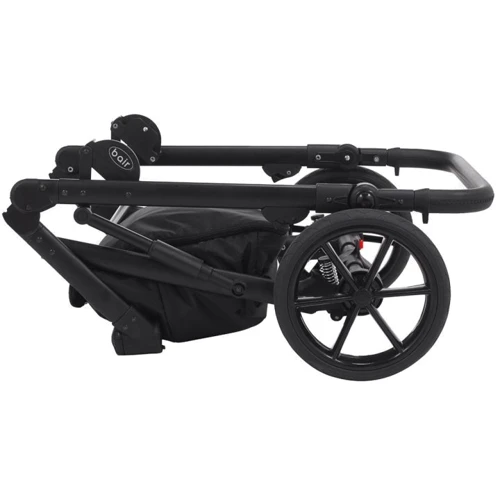 Универсальная коляска 2 в 1 Bair Kiwi кожа 100% BK-11/15 хаки - черный (625454): Количество блоков 2