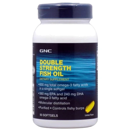GNC Double Strength Fish Oil 90 caps