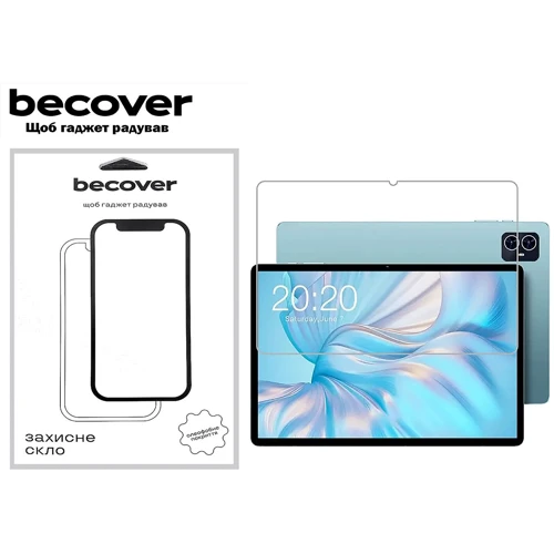 Аксессуар для планшетных ПК BeCover Tempered Glass for Teclast Tab M50 Pro (710040): Цвет прозрачный