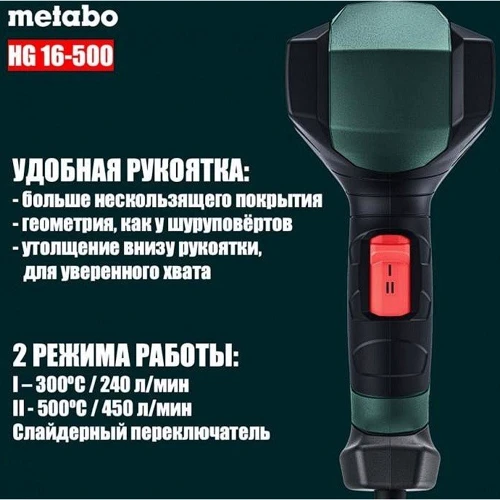 Технический фен Metabo HG 16-500 (601067000)