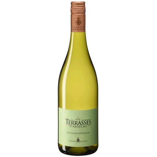 Вино Uvica Terrasses Ardeche IGP, сухое белое, 0.75л 12% (BDA1VN-UVC075-010)
