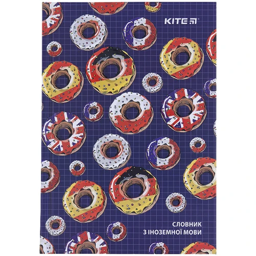 Словарь для записи иностранных слов Kite Donuts K21-407-2, 60 листов