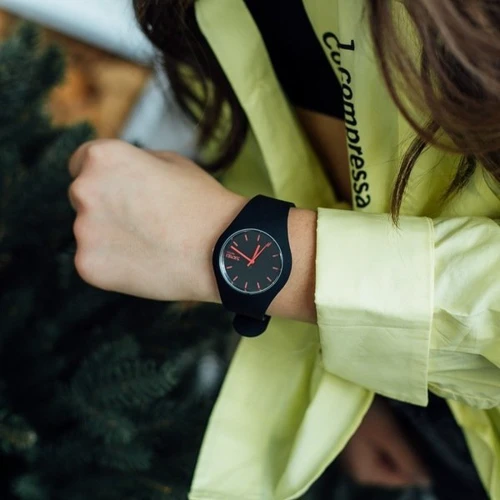 Наручний годинник Skmei Rubber Black 9068: Водонепроникність 3 ATM