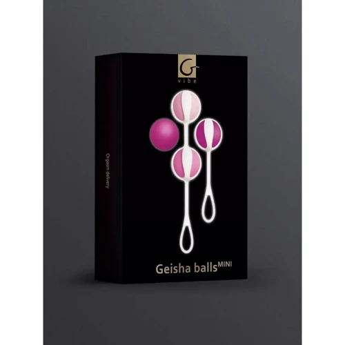 Интимные шарики для начинающих Gvibe Geisha balls Mini Pink