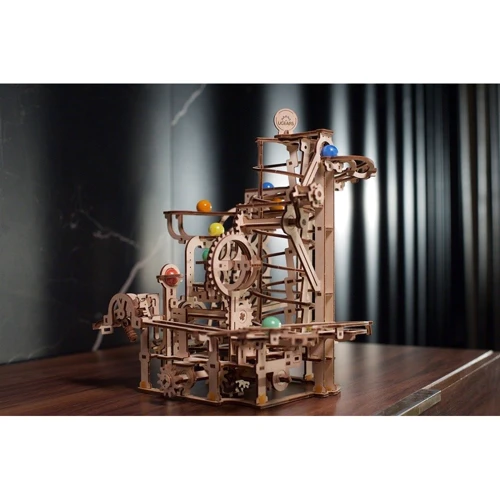 Механічний 3D пазл UGEARS Марбл-траса Спіральний підйомник (70177) фото 6
