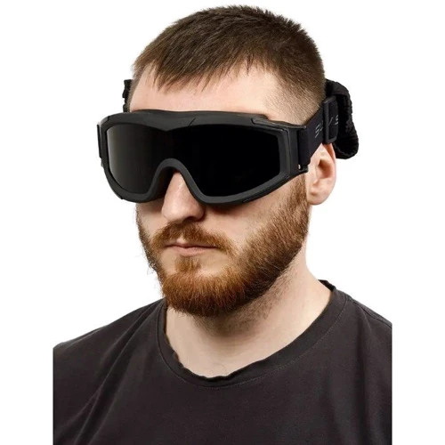 Спортивные очки Очки баллистические Swiss Eye F-Tac black (2370.06.60): Особенности Монолинза, Цельная оправа, Сменные линзы в комплекте