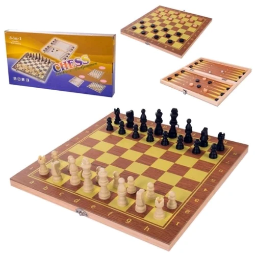 Настольная игра Шахматы 3в1 (623A)