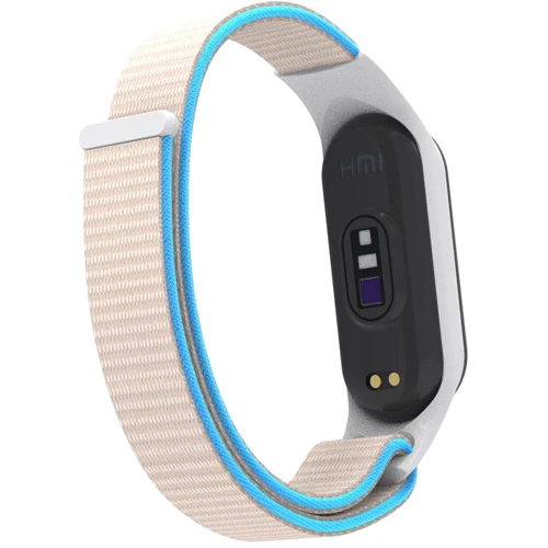 Ремешок ArmorStandart Nylon White/Red (ARM67846) for Xiaomi Mi Band 7/6/5/4