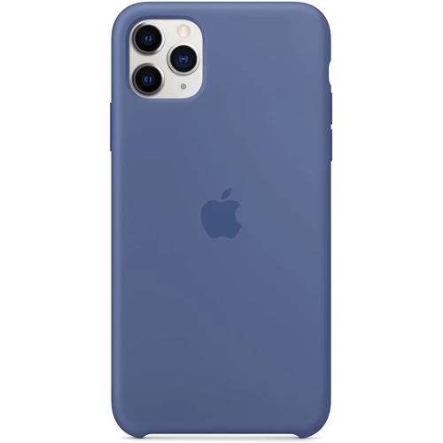 Чохол для iPhone TPU Silicone Case Linen Blue for iPhone 11 Pro: Колір синій
