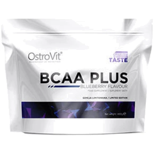 Аминокислота для спорта OstroVit BCAA Plus 400 g / 40 servings/ Blueberry