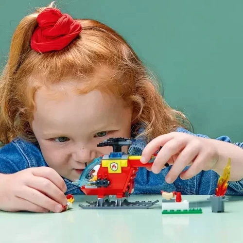 Конструктор LEGO City Пожежний вертоліт 53 деталі (60318): Рекомендований вік 4+
