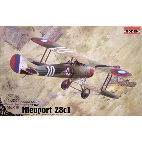 Модель Roden Винищувач-біплан Nieuport 28 c.1 (RN616): Виробник RODEN