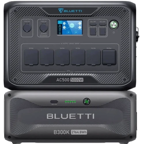 Зарядная станция Bluetti AC500 5000W + Home Battery Backup B300K 2764.8Wh UA