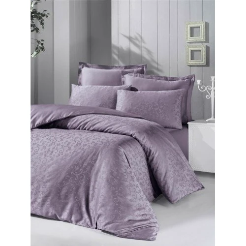 Комплект постельного белья Victoria Deluxe Jacquard Sateen Rimma жаккард сатин евро (2200000548818)