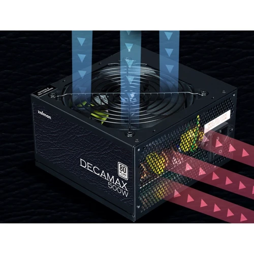 Блок питания Zalman 700W Decamax (ZM700-LX3): Вентилятор задней стенки нет