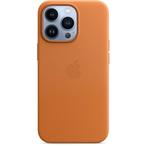Чехол для iPhone Apple for iPhone 13 Pro Leather Case with MagSafe Golden Brown (MM193) : Тип чехла накладка на заднюю часть