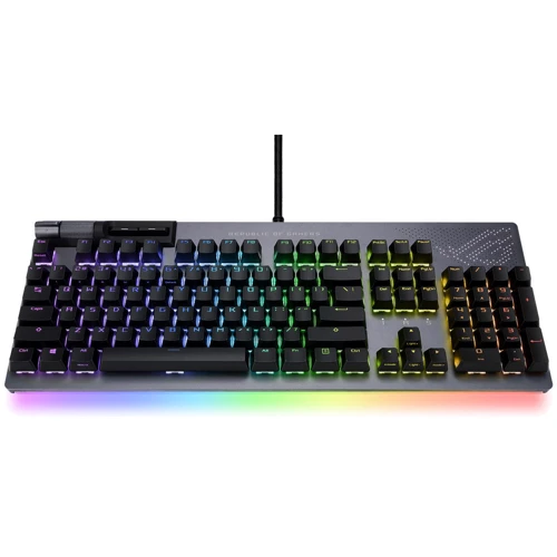 Клавиатура ASUS ROG Strix Flare II Animate NX Red EN (90MP02E6-BKUA01): Дополнительно подставка под запястья, подсветка клавиш
