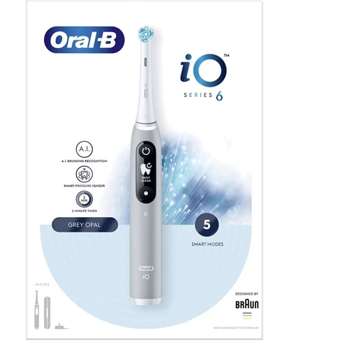 Зубная щетка Braun Oral-B iO Series 6 iOM6.1A6.1K Grey Opal: Тип Зубная щетка