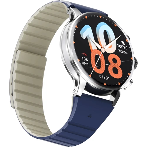 Смарт-годинник iMiki Holo Ultra Silver Magnetic Strap: Фітнес-функції Подсчет калорий, Пульсоксиметр, Шагомер, Пульсометр