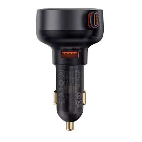 Зарядное устройство Baseus Car Charger USB Enjoyment Pro with Cable 60W Black (C00057800111-00): Особенности Быстрая зарядка, USB-C