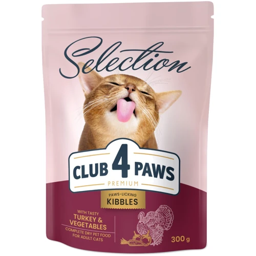 Сухой корм Club 4 Paws Selection Premium for Adult cats Cелекшн для взрослых кошек с индейкой и овощами 1.5 кг (4820215369138): Тип Сухой корм
