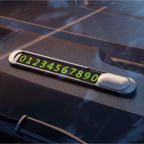 Парковочная табличка с номером телефона Proove Parking Number Plate Metal Lock (AAPM00000005) фото 4