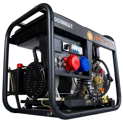 Дизельный генератор ITC Power DG7800LET: Тип электростанции дизельный
