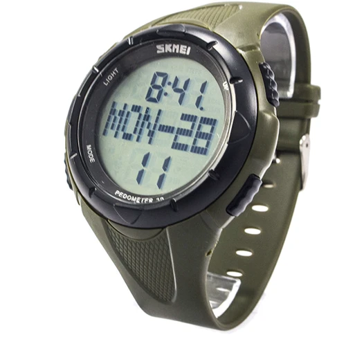 Наручний годинник Skmei 1122 Green: Тип циферблата Цифровий (електронний)