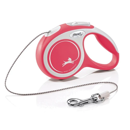Поводок-рулетка Flexi New Comfort Cord размер XS 3 м до 8 кг красный (2724)