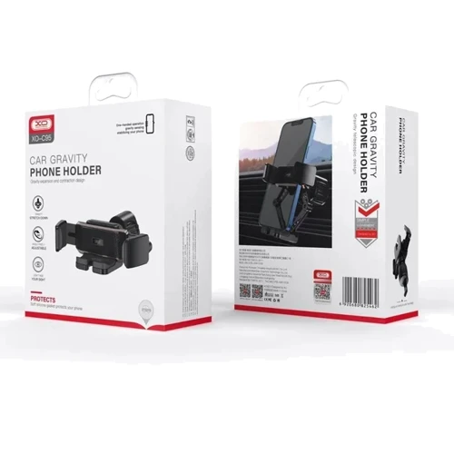 Держатель XO Car Holder Air Vent C95 Black фото 6