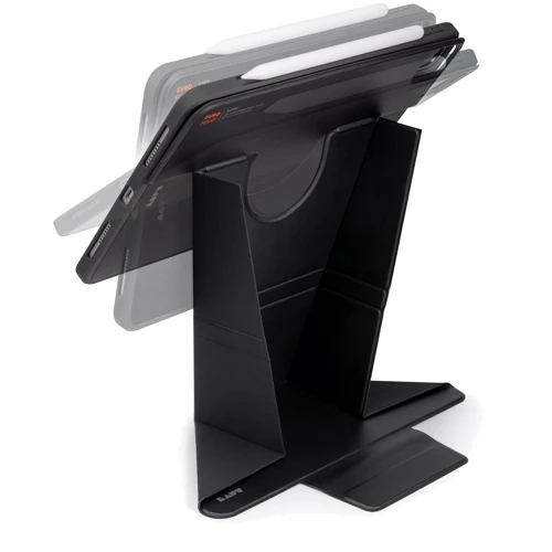 Аксессуар для iPad LAUT ZURO FOLIO with Apple Pencil Black (L_IPP24S_ZU_BK) for iPad Pro 11 2024 M4: Материал поликарбонат