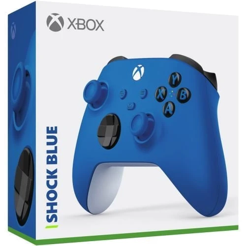 Аксессуар для приставок Microsoft Xbox Series X | S Wireless Controller with Bluetooth Shock Blue (QAU-00002) фото 3