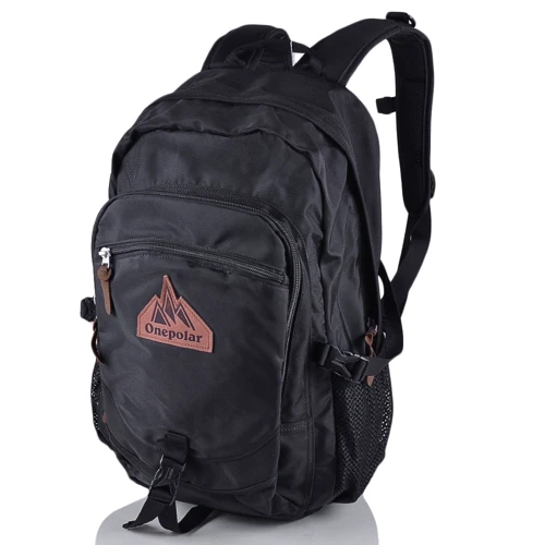 Чоловік рюкзак Onepolar чорний (W1768-black)