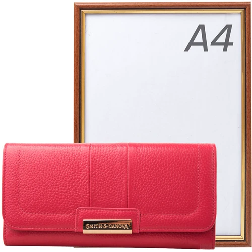 Женский кошелек Smith&Canova красный (FUL-28536-fuchsia): Страна производитель Великобритания