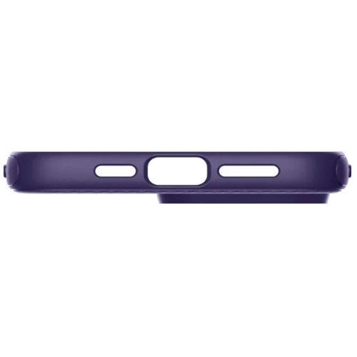 Чехол для iPhone Spigen Mag Armor MagFit Deep Purple (ACS05584) for iPhone 14 Pro Max: Материалы поликарбонат и полиуретан