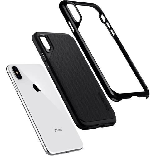 Чехол для iPhone Spigen Neo Hybrid Jet Black (065CS24839) for iPhone Xs Max: Материалы поликарбонат и полиуретан